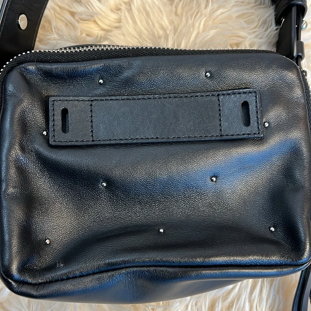 All saints black lamb leather purse. 8x6x3 - Picture 13 of 13